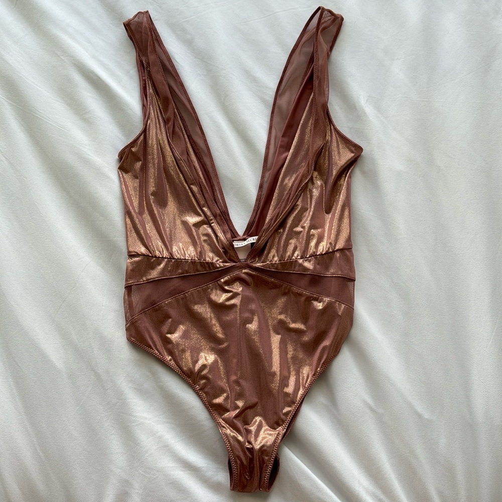 Victoria’s Secret Plunge Shimmer Bodysuit